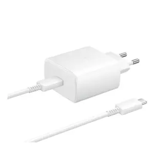Samsung Adapter with Data Cable (45W) White (Bulk)