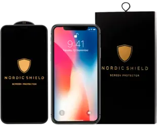 Nordic Shield iPhone XS Max / 11 Pro Max Silicon Edge Screen Protector (Blister)