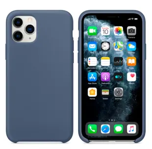 Hard Silicone Case for iPhone 11 Pro Max Alaska Blue