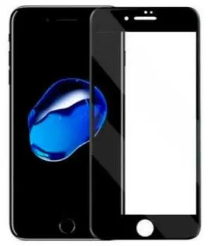 Nordic Shield iPhone 7 Plus / 8 Plus Skærmbeskyttelse 3D Curved Sort (Bulk)