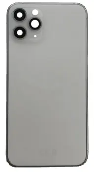 Back Cover Without Logo for Apple iPhone 11 Pro Max Silver