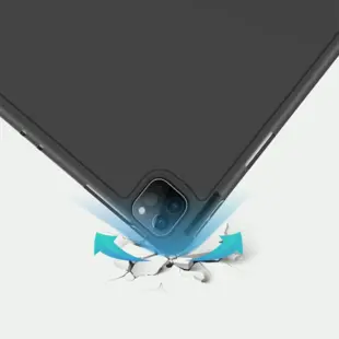 DUX DUCIS Osom Series Tri-fold Cover m. pen holder til iPad Pro 12,9" (2020)(2021) Sort
