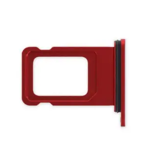 Single SIM Card Tray til Apple iPhone 11 Rød