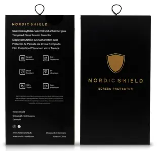 Nordic Shield Apple iPhone 7Plus/8Plus Curved Screen Protector Black (Blister)
