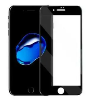 Nordic Shield Apple iPhone 7 Plus / 8 Plus 3D Curved Skærmbeskyttelse Sort (Blister)