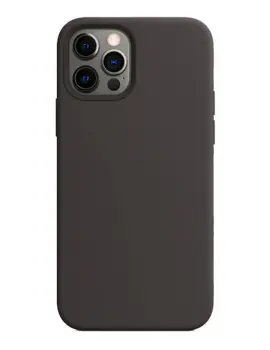 Hard Silicone Case til iPhone 12 Mini Sort