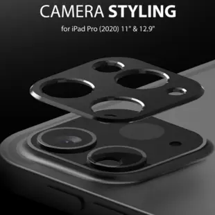 iPad Pro 11/12.9 (2020) RINGKE CAMERA STYLING Black Aluminium