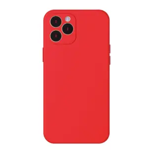 Baseus Liquid Siilica Gel Cover til iPhone 12 Pro Max Rød
