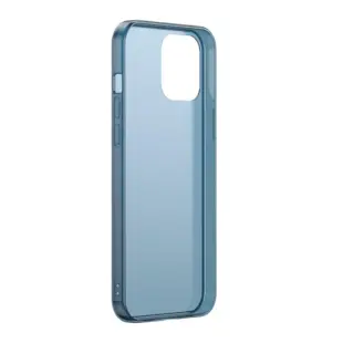 Baseus Frosted Glass Cover til iPhone 12 Pro Max Blå
