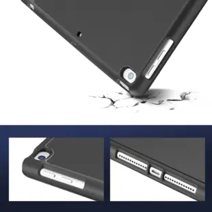 DUX DUCIS Osom Series Tri-fold Cover m. pen holder til iPad 9.7 2017/2018 Sort