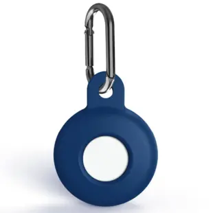 Silicone Keychain Case for Apple AirTag Dark Blue