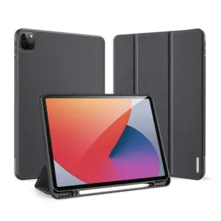 DUX DUCIS Domo Series Tri-fold Cover til iPad Pro 12,9" (2021) Sort