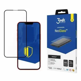 iPhone 13 Mini 3MK NeoGlass Skærmbeskyttelse Sort (Blister)