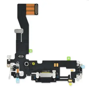 iPhone 12 / 12 Pro Charging Port flex kabel - sort