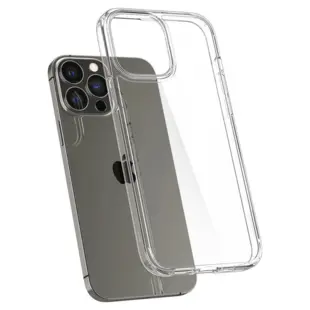 Spigen Ultra Hybrid cover til iPhone 13 Pro transparent