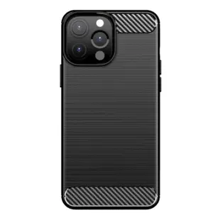 Carbon Flexible TPU Cover for iPhone 13 Pro sort