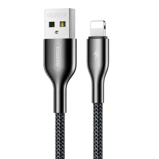 Remax Kingpin Series  USB - Lightning Kabel  1m sort