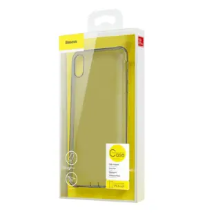 Baseus Simple Series TPU Cover til iPhone XS Max Transparent Sort