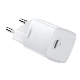 REMAX Crown Mini Fast Charger USB Type C 20 W Hvid