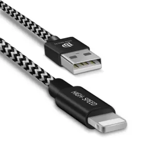 Dux Ducis K-ONE USB - Lightning Kabel Sort 3m