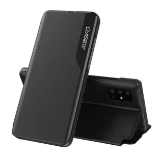 Eco Leather View Case with Kickstand for Huawei P40 Black