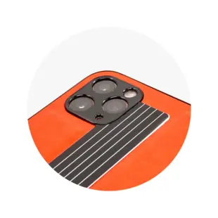 Fasion Case TPU/PU Leather til iPhone 11 Pro  Max Orange