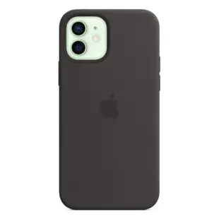 Apple Silicone Cover med MagSafe til iPhone 12/12 Pro - Sort