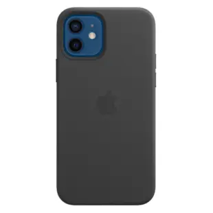 Apple Leather Case with MagSafe for iPhone 12/12 Pro - Black