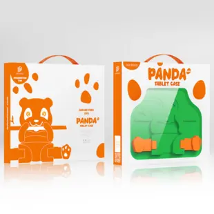 Dux Ducis Panda kids tablet case for iPad 10.2” 2021 / iPad 10.2'' 2020 / iPad 10.2'' 2019 with pen holder Green