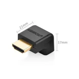 Ugreen HDMI nedadgående vinkel adapter - sort