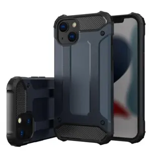 Hybrib Armor Cover til iPhone 13 Mini Blå