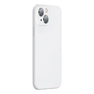 Baseus Liquid Silica Cover til iPhone 13 Hvid