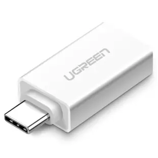 Ugreen USB til USB Type C 3.0 OTG Adapter Hvid