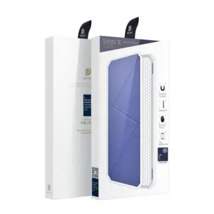 DUX DUCIS Skin X Bookcase Cover til iPhone 13 Blå