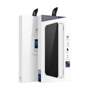 DUX DUCIS Skin X Bookcase Cover til iPhone 13 Pro Sort