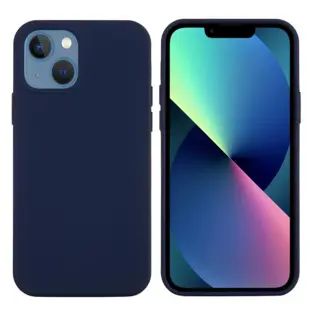 Hard Silicone Case for iPhone 13 Mini Midnight Blue