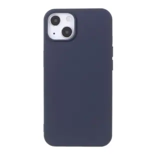 Hard Silicone Case til iPhone 13 Midnight Blue