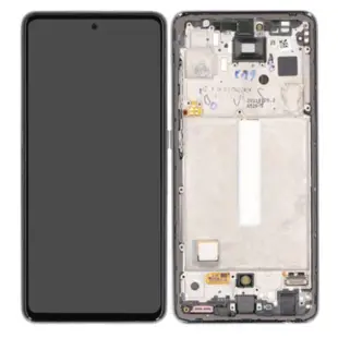 Samsung Galaxy A52s 5G(A525/A526/A528) OLED Skærm med ramme (Awesome Black) (Original)