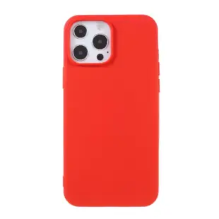 Hard Silicone Case til iPhone 13 Pro Max Rød