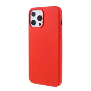 Hard Silicone Case for iPhone 13 Pro Max Red