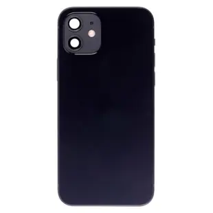 iPhone 12 Mini bagcover uden logo - sort