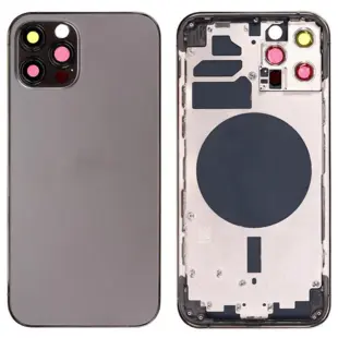 iPhone 12 Pro bagcover uden logo - Graphite