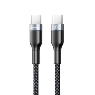 Remax Sury 2 Series Nylon USB-C / USB-C Cable 1M Black