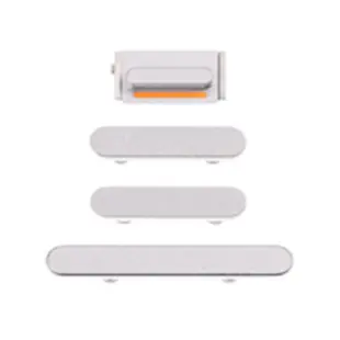 Side Buttons Set for Apple iPhone 13 Mini White