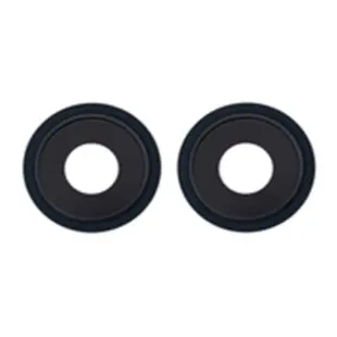 iPhone 13/13 Mini bagkamera linser med ramme - sort