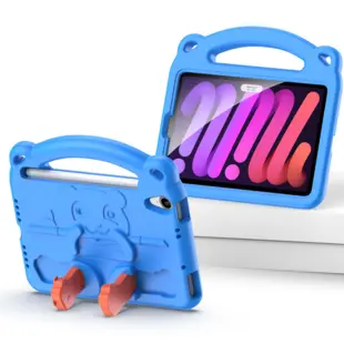 Dux Ducis Panda kids tablet case for iPad Mini 6 (2021) with pen holder Blue