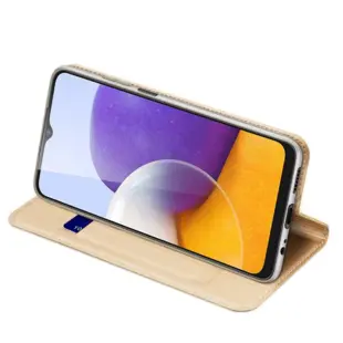 DUX DUCIS Skin Pro Flip Case for Samsung A22 5G Gold