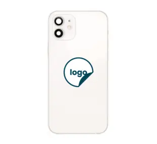 iPhone 12 bagcover - OEM (hvid)