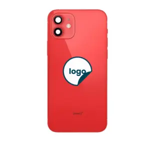 iPhone 12 bagcover - OEM (rød)