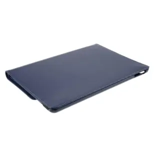 iPad Air/Pro 10.5 and iPad 10.2 Litchi Grain Leather Cover with 360 Degree Rotary Stand - Dark Blue